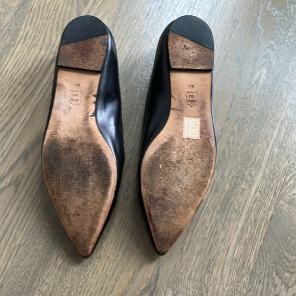 Tory Burch Penelope Cap Toe Flat - Perfect Black - Sz 9 - Picture 7 of 8